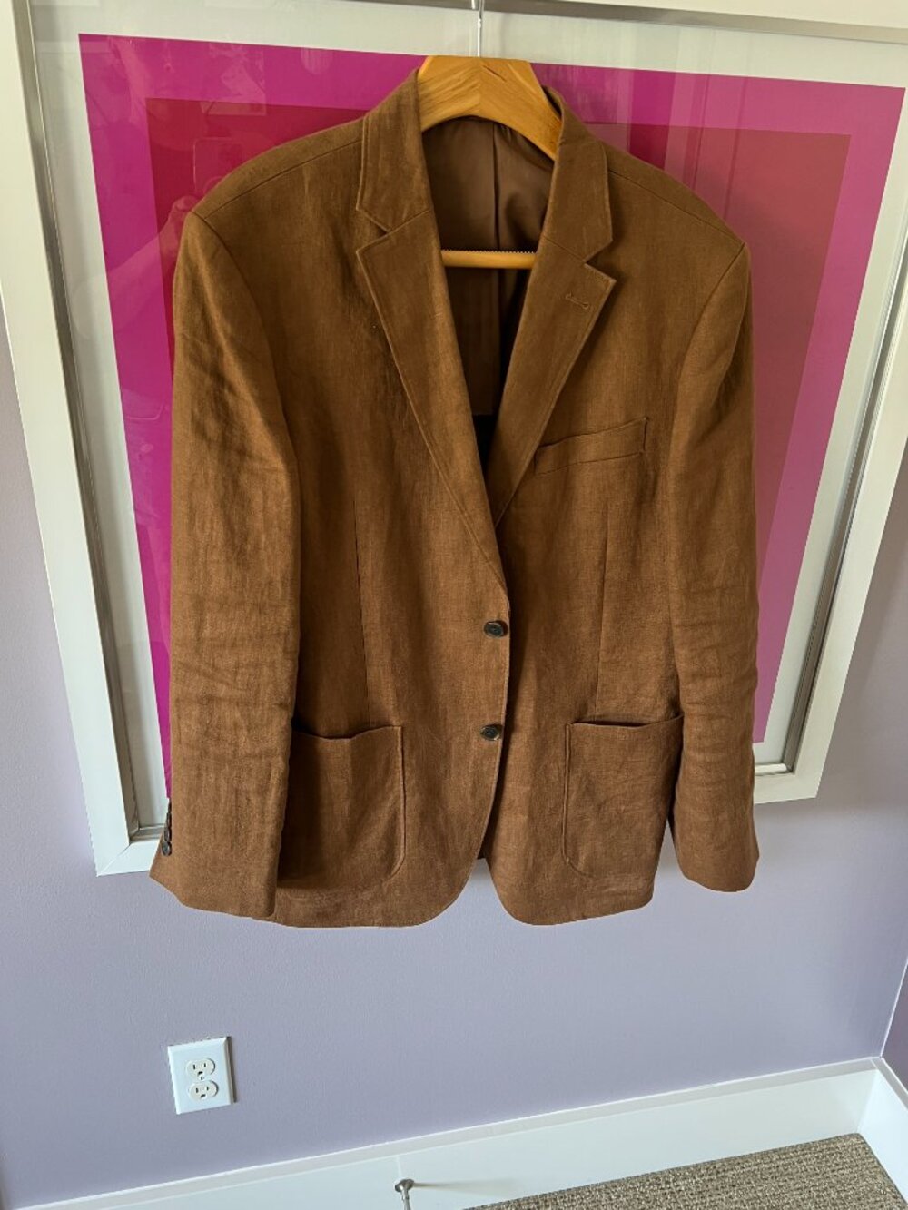 Nordstrom Rack Mens 100% Linen Suit